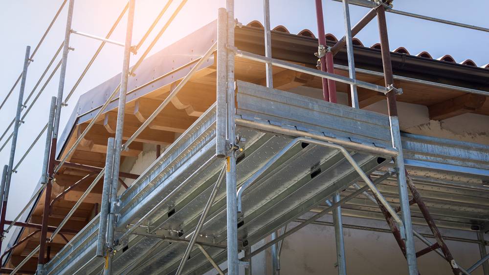 chafaudages de construction